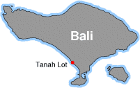 Bali-Karte: Tanah Lot