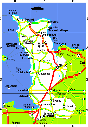 Map Manche
