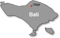 Karte Bali: Gitgit