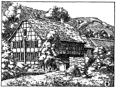 Zeichnung von Artur Uellendall (1922), Auermhle