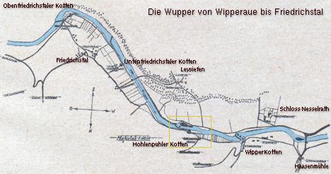 Abb. 9 - Die Wupper von Wipperaue bis Friedrichstal