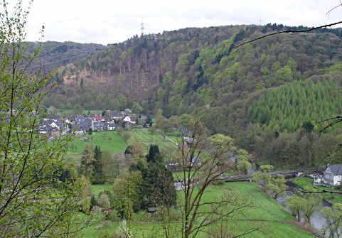 Foto: Blick vom Mühlenberg auf Rüden