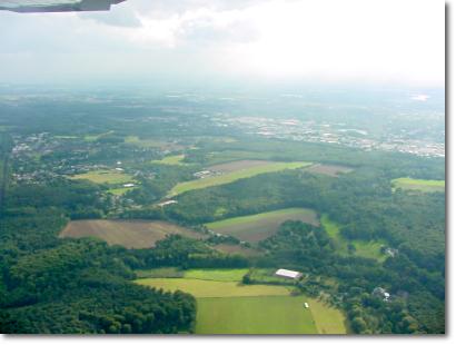 Flugplatz Wiescheid von oben