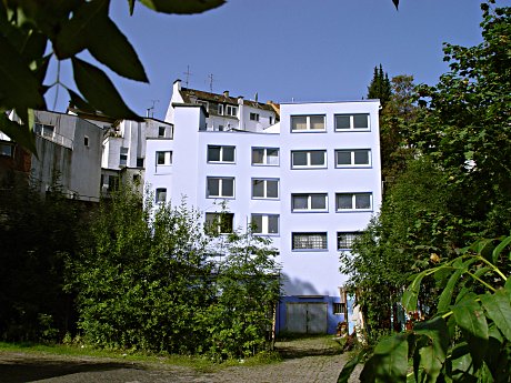Blaues Haus in Solingen am Schlagbaum