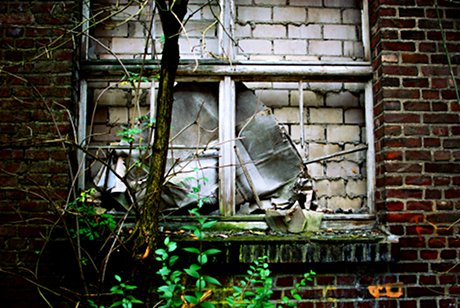 Foto: zugemauertes Fenster