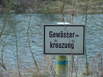 Foto: Gewsserkreuzung - Wupper, Glder